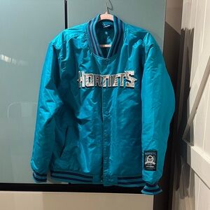 NBA Teal & Navy Charlotte Hornets Varsity Jacket
